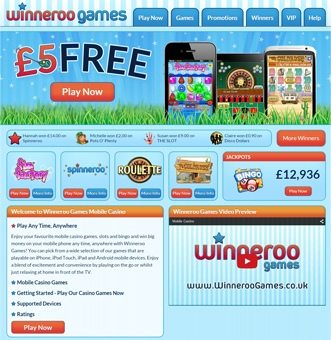 Winneroo Phone Casino