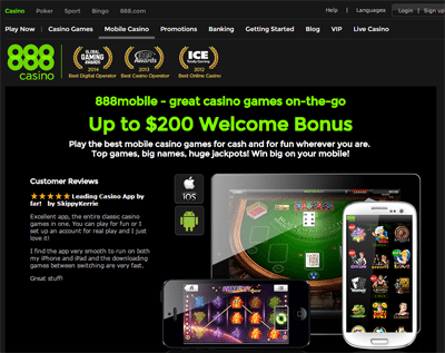 Mobile Phone Casino Deposits