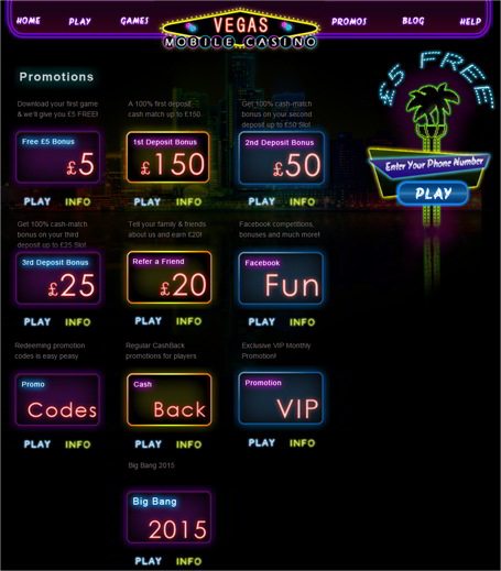 Enjoy the Thrill of vegas Mobile Casino