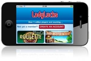 LadyLucks mobile slots pay by phone bill