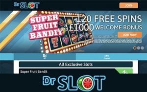 free spins Dr Slot sign in bonus