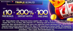 BEST online casino signup and welcome bonus offers